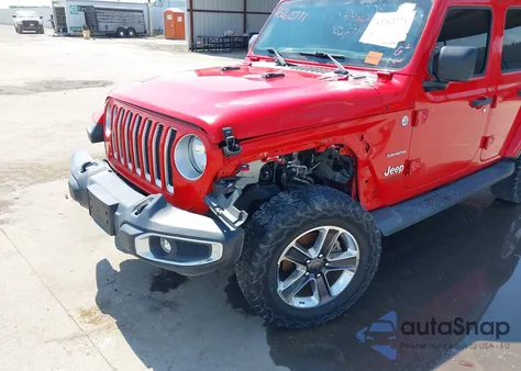 2020 Jeep Wrangler Unlimited Sahara 4X4 из США, поврежденный, VIN 1C4HJXEN5LW136817